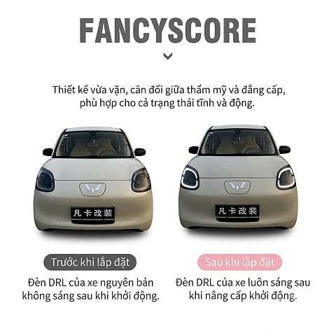 đồ chơi Wuling Macaron, phụ kiện Wuling Macaron, đèn led định vị Wuling Macaron, đèn định vị Macaron, đèn định vị ban ngày Wuling Macaron, đèn định vị Wuling Macaron, đèn led ô tô, Wuling Macaron